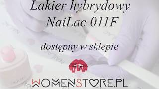 Lakier hybrydowy NaiLac 011f  kolor gęstość krycie [upl. by Errol510]