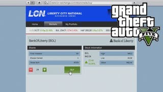 GTA 5  How To Buy amp Sell Stocks  Make Money FAST Stock Market Tutorial GTA V [upl. by Irret]