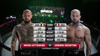 Meci RXF42 IasminAgoston vs MihaiAftănase 🥊 LasVegasro [upl. by Arrehs]