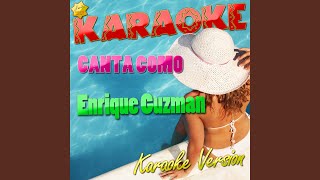 Confidente de Secundaria Popularizado por Enrique Guzman Karaoke Version [upl. by Erund]