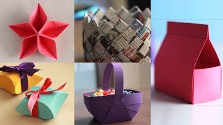 5 Best Paper Crafts  DIY Paper Craft  Ventuno Art [upl. by Norry]