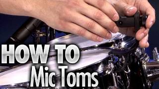 How To Mic Toms  Drum Lessons [upl. by Yesdnyl]