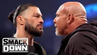 Roman Reigns Forgives Paul Heyman amp Goldberg Returns  WWE SmackDown Highlights 2422  WWE on USA [upl. by Netnerb]