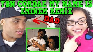 MY DAD REACTS TO YBN Cordae quotMy Name Isquot REACTION Eminem Remix WSHH Exclusive Official Music Video [upl. by Terr]