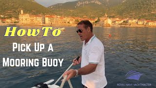 How To Pick Up a Mooring Buoy and Look Cool  Komiža Croatia [upl. by Norel]