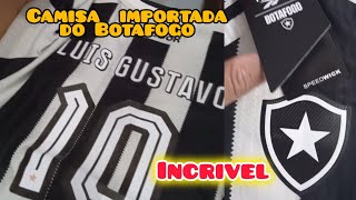 unboxing camisa do Botafogo importada shopee aliexpress vendas importação vendasonline [upl. by Ahtivak841]