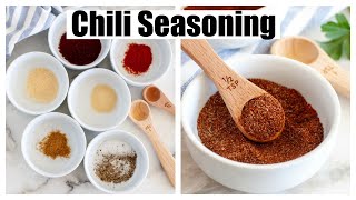 Homemade Chili Seasoning How to make chili seasoning [upl. by Aerdnac593]