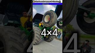 😮खतरनाक 💪tractor ✈️John Deere 🦾modified 4 by 4 jhondeeretractor youtubeshorts shorts [upl. by Heydon]