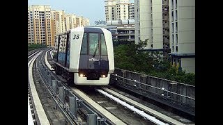 Fabulous Singapore Light Rail Fully Automated LRT System [upl. by Thane381]