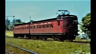 Swingdoor Electric Suburban Trains on the Alamein Line 1960s [upl. by Nellaf]