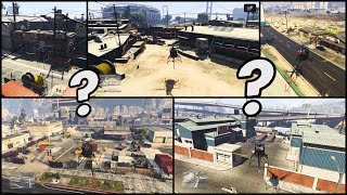 Salvage Yard Tour All Locations  GTA Online The Chop Shop [upl. by Saoj]