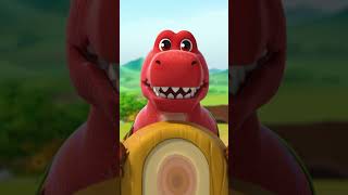 🏎️ Here comes the TRex Car dinosaurforkids [upl. by Boff]