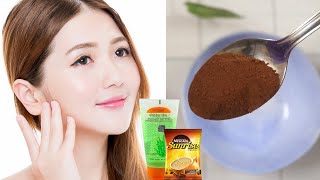 Coffee Face Pack Mix Coffee With Aloe Vera For Super Glowing Skin Instantly  Get Glowing Skin Fast [upl. by Triny]