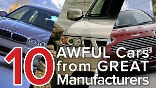 Top 10 Awful Cars From Great Manufacturers The Short List [upl. by Micky916]