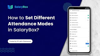 How to Set Different Attendance Modes in SalaryBox English [upl. by Ddat618]