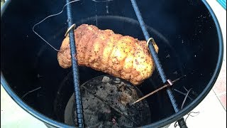 Cooking a Pork Loin Roast on the Pit Barrel Cooker [upl. by Annoled844]