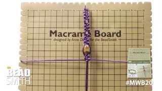 BEADSMITH Macramé Board [upl. by Nosrak]