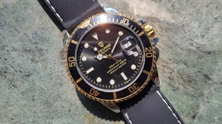 Review Tevise AutomaticMechanical Submariner Homage Most Affordable Automatic Divers Watch [upl. by Lyontine]