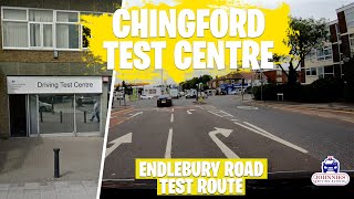 CHINGFORD TEST ROUTE  ENDLEBURY ROAD  CHINGFORD DRIVING TEST CENTRE [upl. by Annhej698]