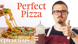 How Joshua Weissman Makes His Perfect Pizza Every Choice Every Step  Epicurious [upl. by Nue]