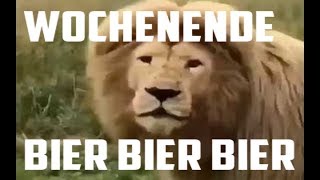 ★ Wochenende Bier Löwe [upl. by Ahsiekel]