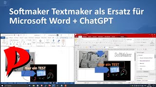 Textmaker von Softmaker Office als Ersatz für Microsoft Word  ChatGPT Integration [upl. by Adnerak]