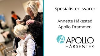 Møt hårspesialist Anette Håkestad i Apollo Hårsenter Drammen [upl. by Whittemore861]