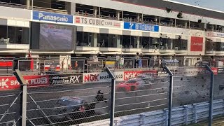 SUPER GT 第2戦富士 クラフトスポーツZ大クラッシュの瞬間 [upl. by Tdnarb449]