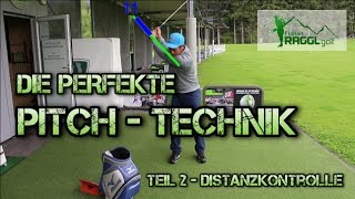 DISTANZKONTROLLE BEIM PITCHEN  GOLFTECHNIK [upl. by Ecyoj499]