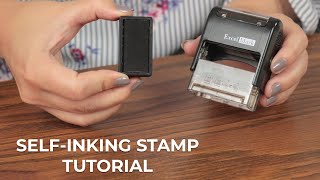 How to ReInk SelfInking Stamps [upl. by Chappy]