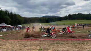 Motocross sur prairie du Championnat Ufolep Lorraine 2020 [upl. by Halie]