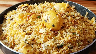 Egg Biryani Recipe  How To Make Easy amp Quick Egg Biryani  Anyone Can Make This [upl. by Tawsha]