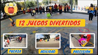 LOS 12 JUEGOS MÁS DIVERTIDOS PARA TUS CLASES DE EDUCACIÓN FÍSICA [upl. by Enyahs171]