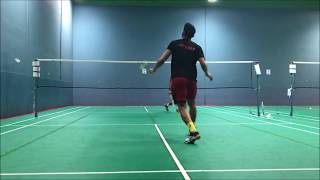 Lin Dan US Open 2018 Warm Up Badminton Training San Gabriel 2 SG2 [upl. by Wynnie]