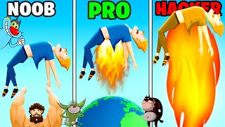 NOOB vs PRO vs HACKER  In Buddy Toss  With Oggy And Jack  Rock Indian Gamer [upl. by Nitsir]