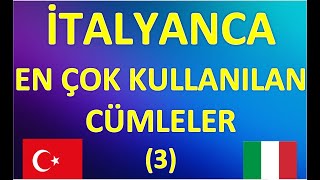 İTALYANCA EN ÇOK KULLANILAN CÜMLELER3 [upl. by Wills]