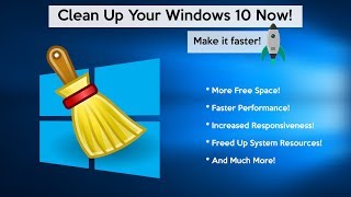 How to Clean Windows 10 Make Your PC Faster [upl. by Philpot277]