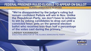 Eric Hafner imprisoned US House candidate allowed to appear on Alaska ballot in November [upl. by Ahsatal827]