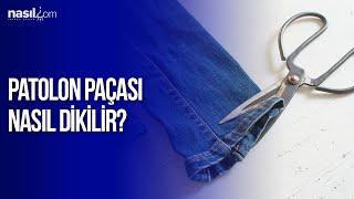 Pantolon paçası nasıl kısaltılır  nasilcom [upl. by Nanek]