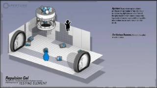 Portal 2  E3 2010 Demo Gameplay Part 6  Repulsion Gel  HD [upl. by Troy726]