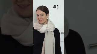 2 Quick Ways to Wear a Winter Scarf [upl. by New]