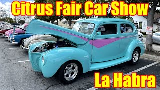 Citrus Fair 2024 Classic Car Show La Habra California [upl. by Assert]