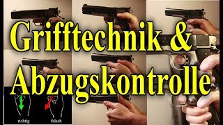 Kurzwaffe Grifftechnik und Abzugskontrolle Pistole [upl. by Jenna101]