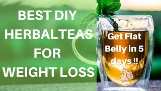 Lose weight fast with Herbal Tea  DIY Herbal Tea for Detox and Weight Loss  Best fat cutter drinks [upl. by Aihsoem532]