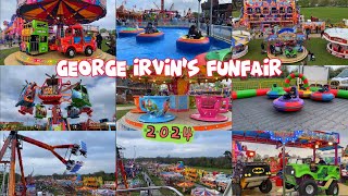 2024 George Irvin’s Easter Funfair Hampton Court Green London UK [upl. by Raina]