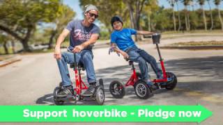 HoverBike  Hoverboard  Bike Available now on KickStarter [upl. by Emelyne]