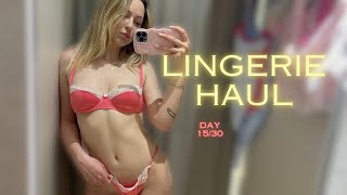 Lingerie Challenge  Day 15  Lingerie Haul At The Mall [upl. by Anders]