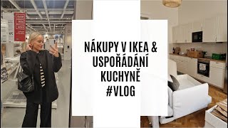 NÁKUPY V IKEA amp USPOŘÁDÁNÍ KUCHYNĚ VLOG [upl. by Lu]