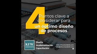 PROCESOS  4 Puntos Clave a Considerar para Óptimo Diseño [upl. by Eneryc]