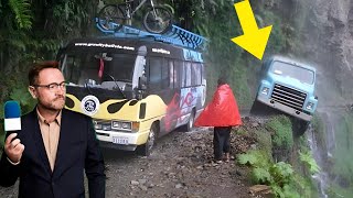 Most Dangerous Roads in the world  North Yungas Road in Bolivia [upl. by Nore]